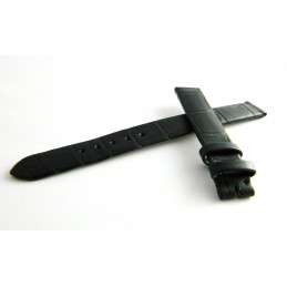 Bracelet croco noir BOUCHERON 12mm