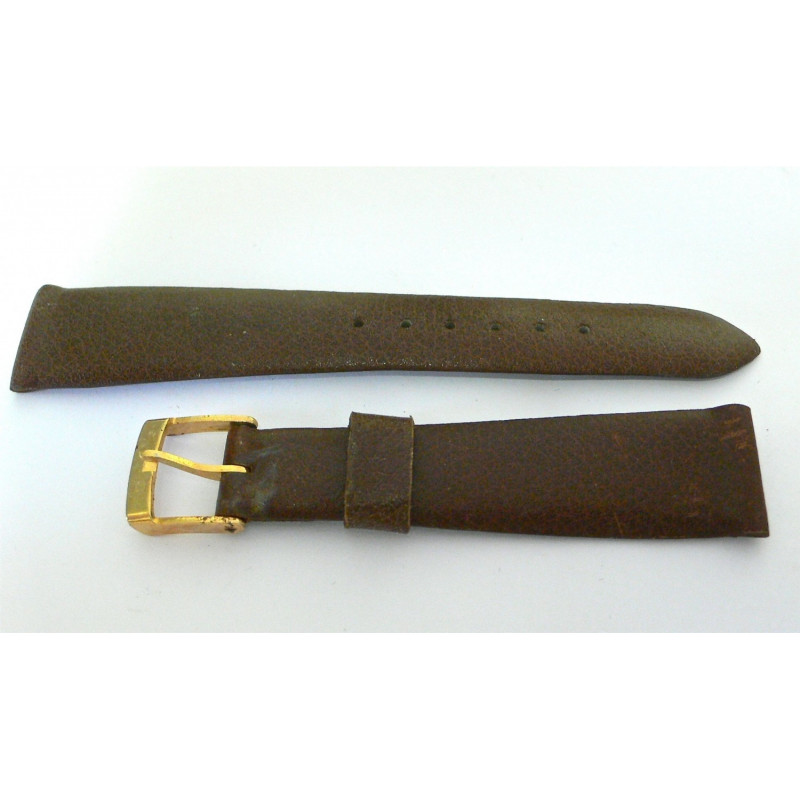 Bracelet LIP cuir marron d'un ancien stock en 17mm
