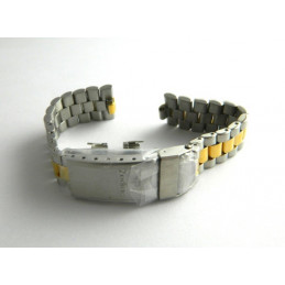bracelet ZODIAC acier/doré 16mm