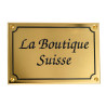 Small La Boutique Suisse plate