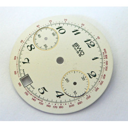 Cadran chronographe valjoux 7734 - diamètre 29,55 mm