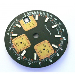 Cadran chronographe valjoux 7765 or 7754 - diamètre 31,5 mm