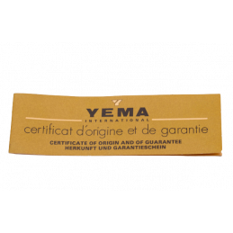 Yema Certificat de garantie...