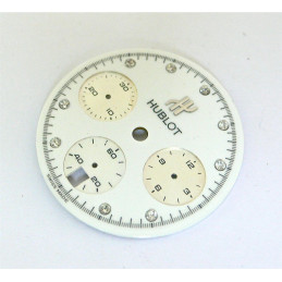 Cadran de chronographe HUBLOT diamanté - diametre: 26,60mm