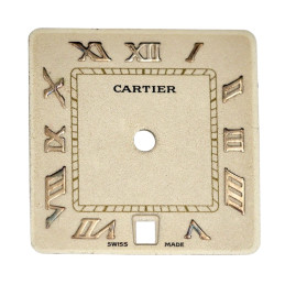 Cadran Cartier Santos galbée