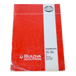 Bulova catalog Supplement...